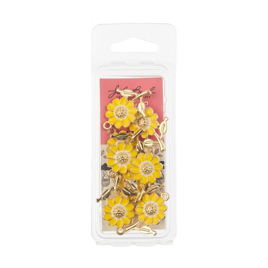 John Bead Sweet & Petite Daisy Flower Charms